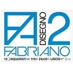 ALBUM P.M. FABRIANO2 (24X33CM) 10FG 110GR LISCIO S
